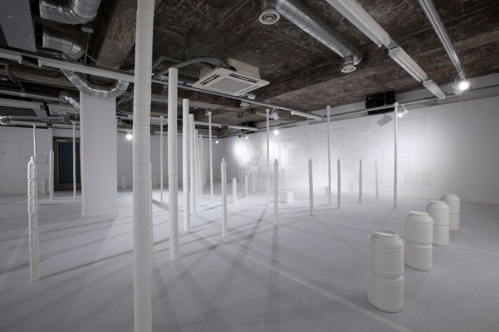 'The stick, The block'series_installation view